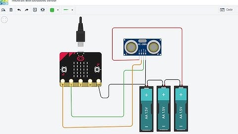 Microbit Series  Project 1(a) : Fitness Station. Push Up Counter. Microbit/US Sensor Setup, Codes.