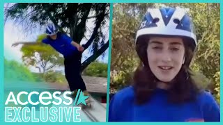 14-Year-Old Skateboarding Prodigy Minna Stess Shows Off Her Skills