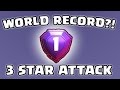 Clash of Clans - 3 STAR ATTACK IN LEGEND! WORLD RECORD?!
