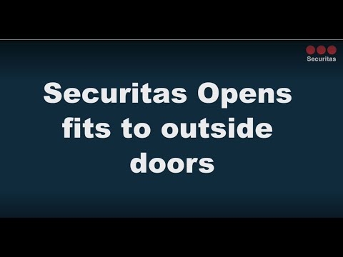 Securitas Opens fits to outside doors