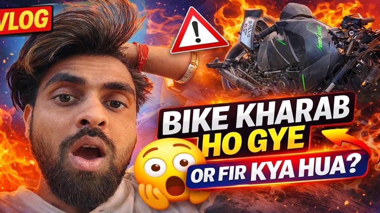 Road Pe Bike Kharab Ho Gayi 😳 Aage Jo Hua Socha Nahi Tha! Shubham Sharma vlogs || 