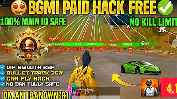 BGMI HACK 4.1| BGMI 4.1 MOD APK | BGMI ESP HACK | BGMI NEW HACK TODAY | HOW TO HACK BGMI