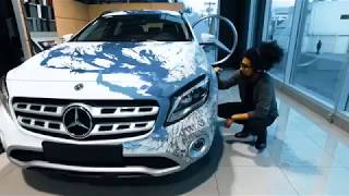 Painting A Mercedes Gla With A Sharpie