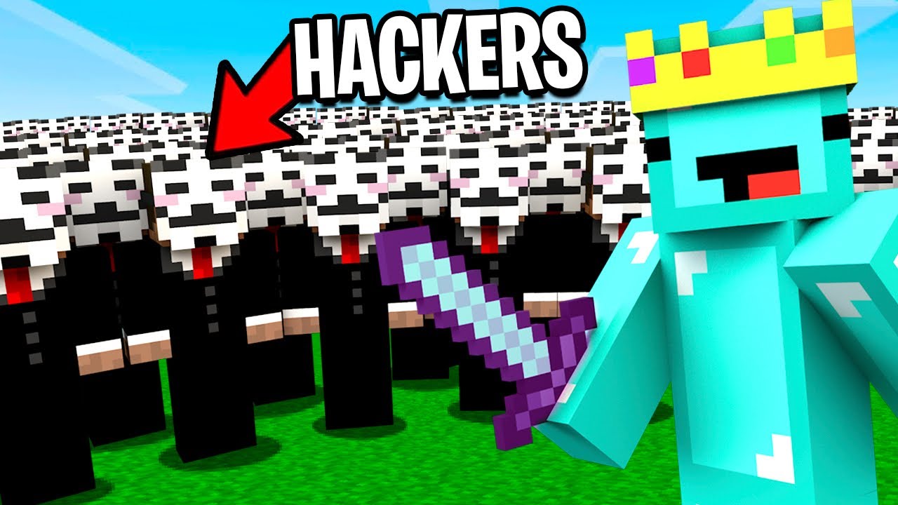 Я пригласил 100 хакеров на свой сервер Minecraft…