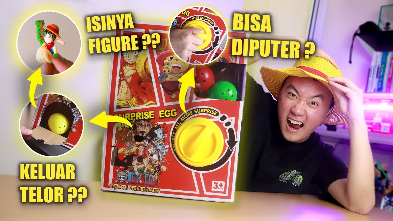 REVIEW MESIN GACHA ONE PIECE ?? REVIEW 3 BARANG ONE PIECE ?? - YouTube