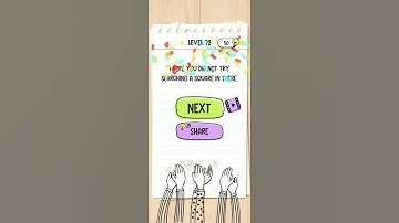 Brain Test:Tricky Puzzle Level 72 Walkthrough