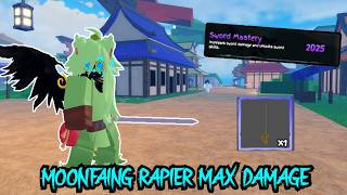 [GPO] MOONFAING RAPIER MAX DAMAGE | IS IT GOOD!?!?