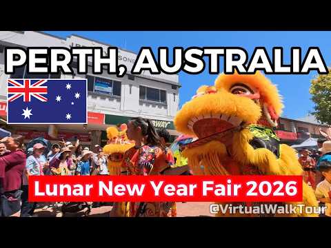 Most Exciting Area in Perth 🇦🇺? 🌆 | World’s Most Isolated City | Northbridge | Lunar New Year 2026