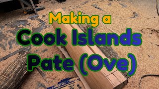 Making A Cook Islands Pate Drum Toere