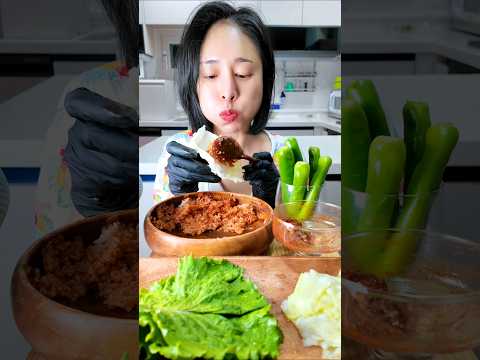 젓갈 쌈밥💚올리고 잡니다. 그놈의 먹방 #ASMR #MUKBANG