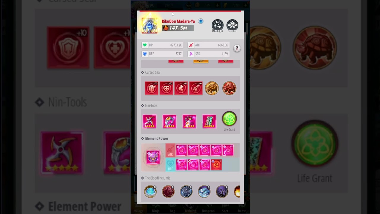 Sharing Build Rikudo Madara dan Kaguya Bg Shinn