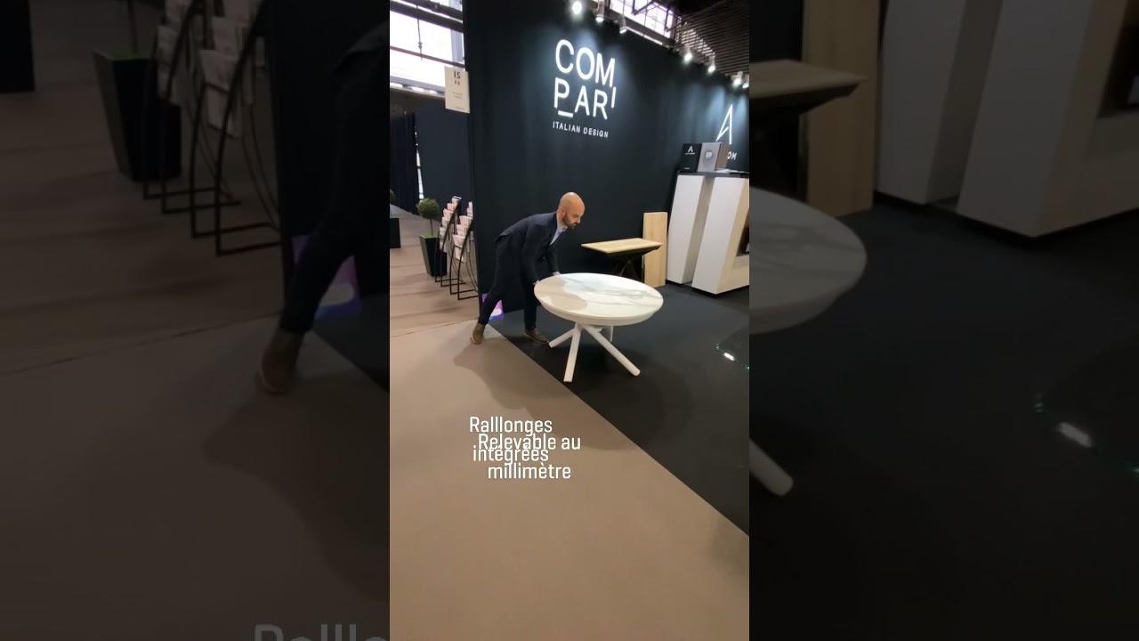 Table basse ronde relevable extensible - Hélios - Altacom