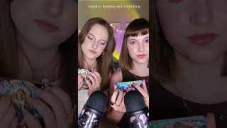 it sounds as good as it looks #asmr #asmrtwins #tapping