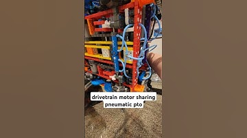 Drivetrain motor sharing pneumatic PTO | Vex IQ Rapid Relay