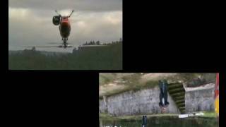 3D Flight T-Rex 500 ESP Onboard and Outside Video