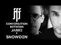 Capture de la vidéo Franceinfo:conversation Between Jean-Michel Jarre And Edward Snowden