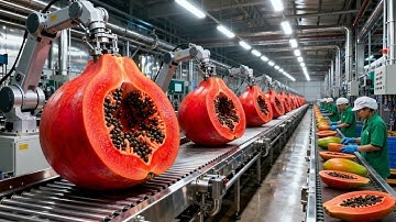 Inside the Modern Raspberry Factory From Field to Dessert – Full Production Process