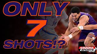 What caused Devin Booker's poor performance for the Suns against the Thunder