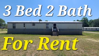 MOBILE HOME FOR RENT IN SC - VIRTUAL WALK THROUGH 3 Bedroom 2 Bathroom
