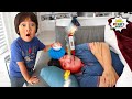 Ryan helps Sick Daddy and more kids learning video!
