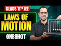 LAWS OF MOTION in 1 SHOT | All Concepts & PYQs Covered | Basic to Advanced | Class 11 JEE