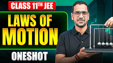 LAWS OF MOTION in 1 SHOT | All Concepts & PYQs Covered | Basic to Advanced | Class 11 JEE