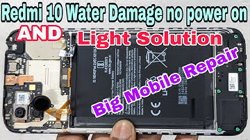 Redmi 10 water damage dead and light solution | Redmi 10 water damage repair