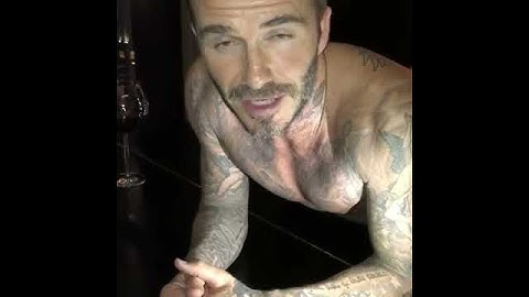 David Beckham - Push Up Challenge
