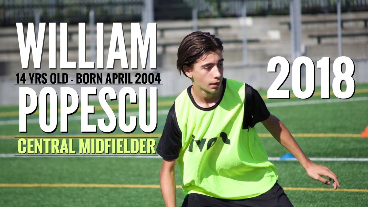 WILLIAM POPESCU_14 YRS OLD_CENTRAL MIDFIELDER PLAYMAKER * U14 BORN 2004 *