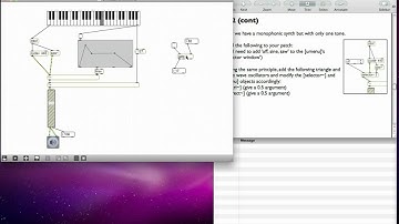 Max MSP Tutorial 05a5 Simple Synthesis—Alternative Oscillators & [selector~] [1]