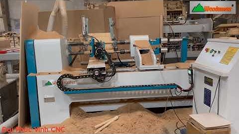 Máy tiện gỗ cnc 2 trục nạp phôi tự động Woodmaster | WM-1500A2