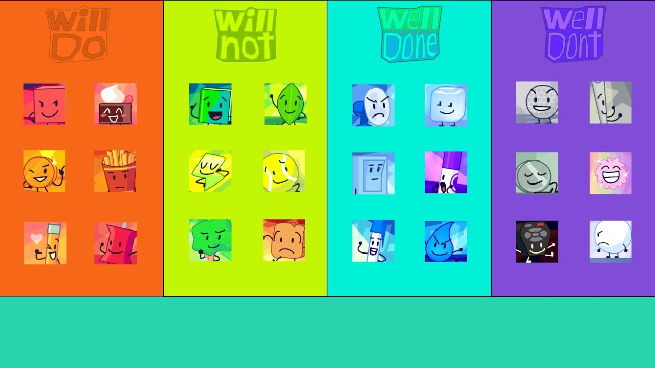 BFB Merge time viewer voting 55 - YouTube