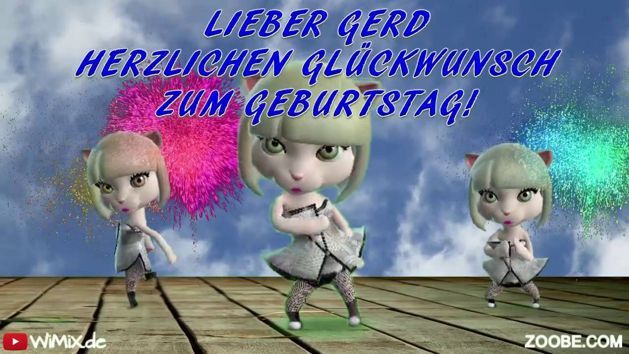 WiMiX.de → Gerd 0001 Happy Birthday Herzlichen Glückwunsch zum Geburtstag, Gratulation, ZOOBE