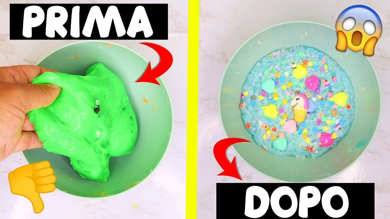 MODIFICO SLIME VECCHI di 4 ANNI! Slime makeover! ci riuscirò?