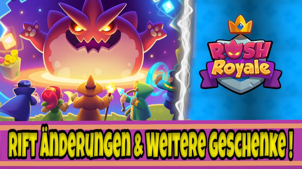Rush Royale: Änderung Rift und weitere Geschenke + Promocode !