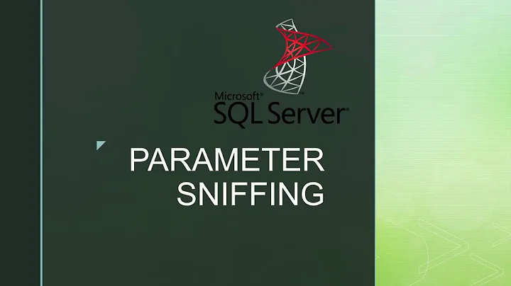 Parameter Sniffing in sql server