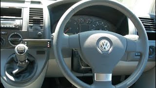 Replacing and Upgrading VW Transporter T5 Steering Wheel