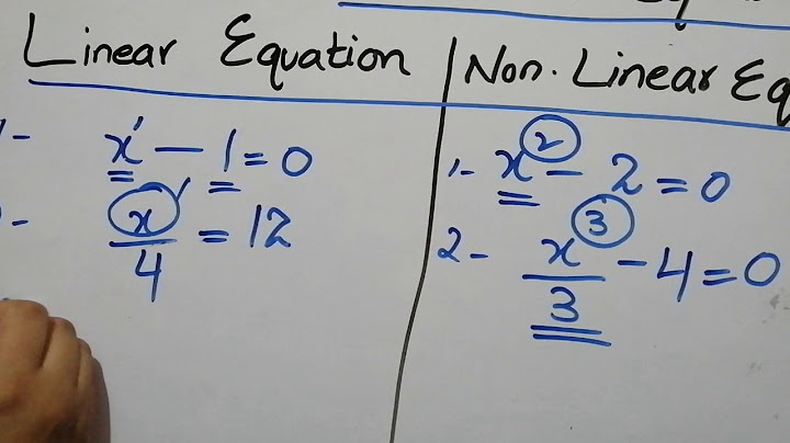 Nonlinear And Linear Equations nonlinear-and-linear-equations