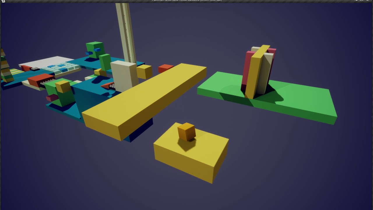 UE4 Platformer Testing [Not Tutorial] - YouTube