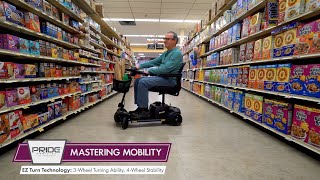 Mastering Mobility | Pride® Mobility | What is EZ Turn Technology?