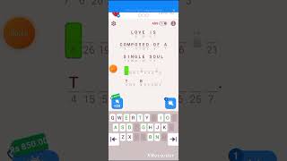 Cryptogram letters and Numbers Level 40