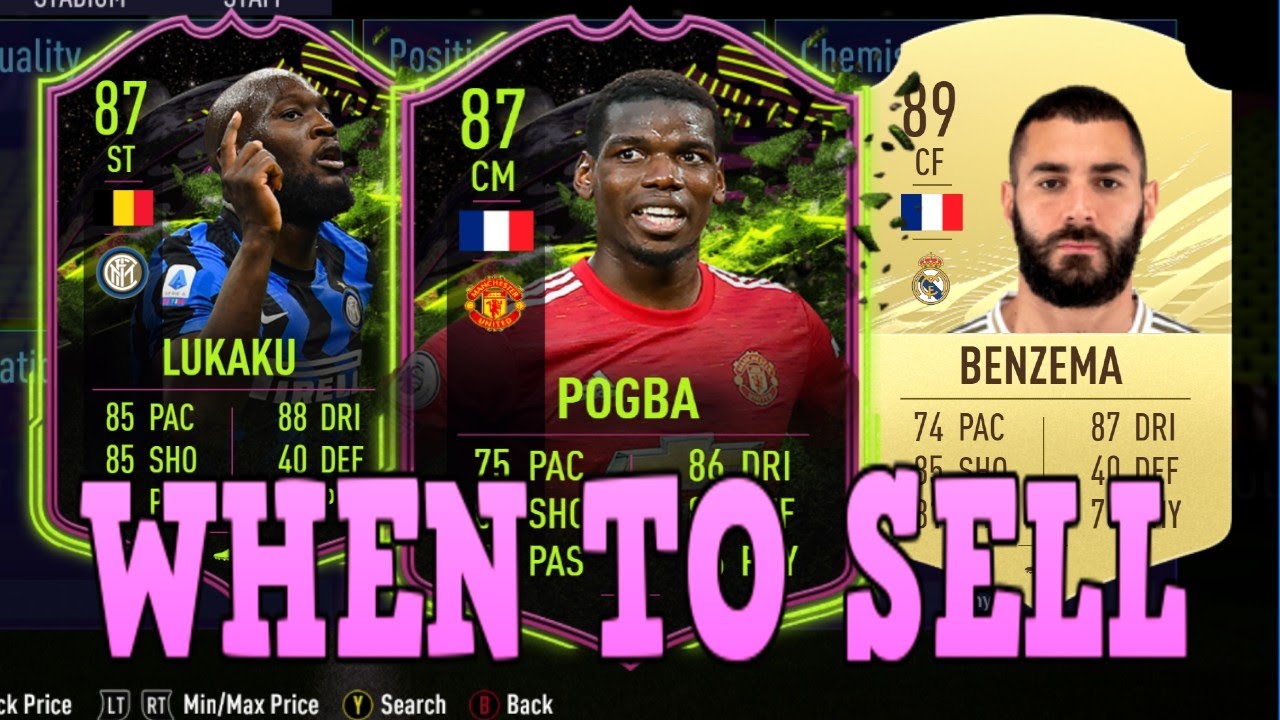WHEN TO SELL!! MARKET IS UP:FIFA 21 ULTIMATE TEAM TRADING METHODS
