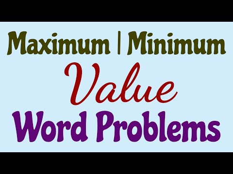 Maximum & Minimum