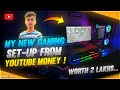 My New Gaming Set-Up From YouTube Money | My New Gaming PC