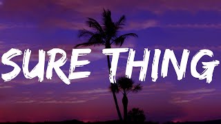 Sure Thing - Miguel (Lyrics) The Weeknd, David Guetta, Sia, Tones And I Resimi