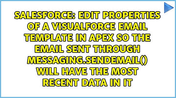 Edit properties of a Visualforce Email Template in apex so the email sent through...