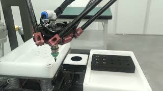 Mini Delta Robot for 3C Electronics | High-Precision Pick & Place with Vibration Feeder