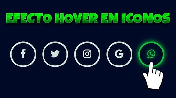 ✅ Crea iconos de redes sociales con efecto hover en HTML y CSS