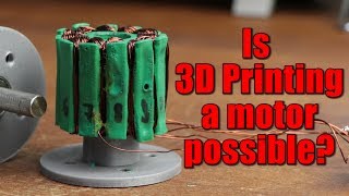 Is 3D Printing a motor possible? (Experiment)