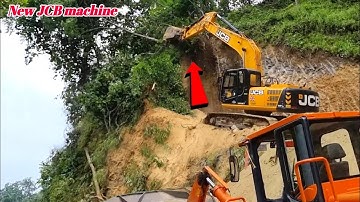 JCB 3DX plus loading video and Mahindra Arjun tractor 555 Di in mitti trolley loading video
